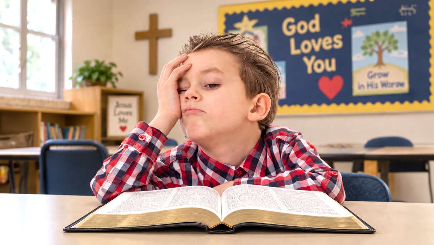 Sunday School Kid Had Different Expectations For Sword Drills