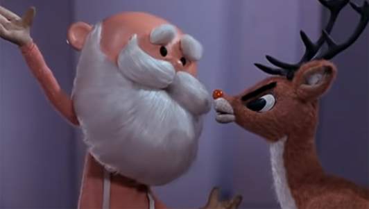 Gay rudolph the red nosed raindeer
